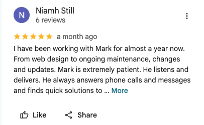 Google review 23 for Ceim Digital